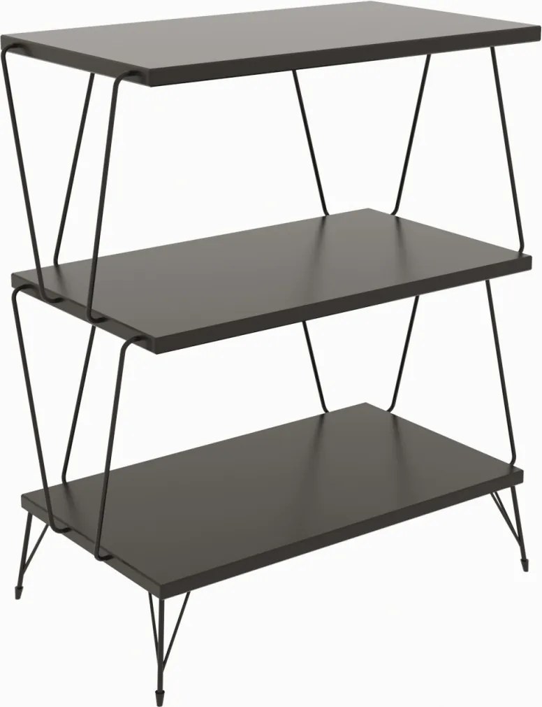 Lazandos dohányzóasztal, antracit, 46 cm