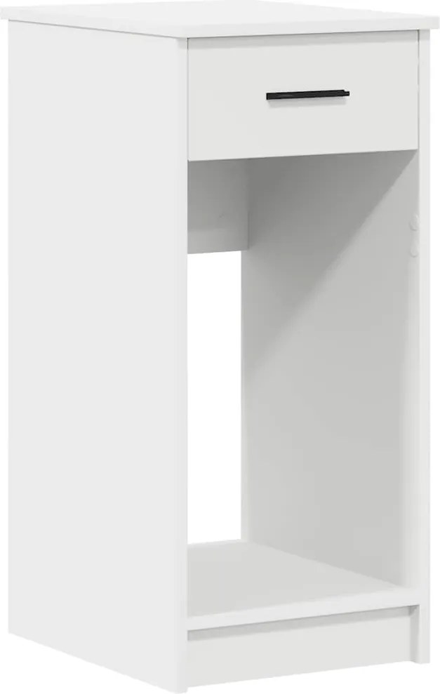 vidaXL számítógépes toronyállvány fiókkal fehér 35x45x77 cm