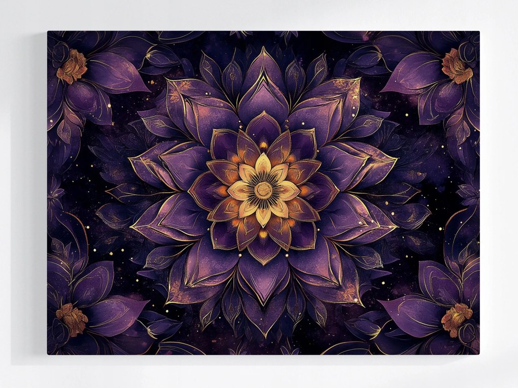 Poszter Mandala Harmónia Zen Meditáció Energia Virág 100x75