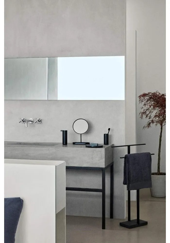 Sötétszürke pamut törölköző, 50 x 100 cm - Blomus