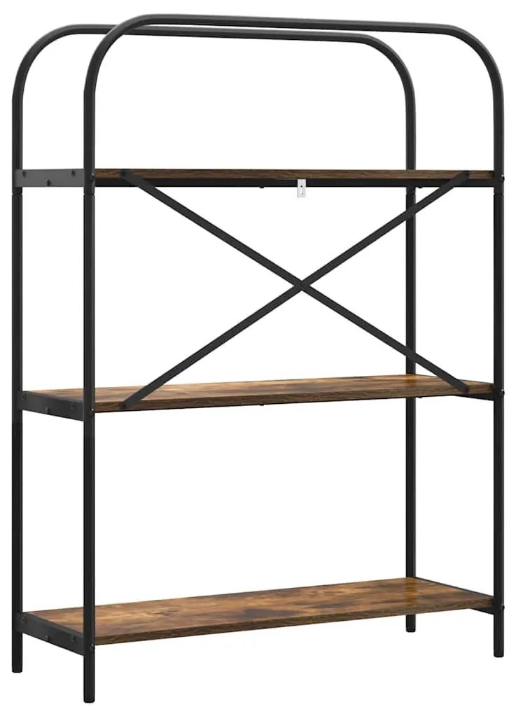 Könyvespolc Füstölt tölgy 80 x 30 x 109 cm Faanyag