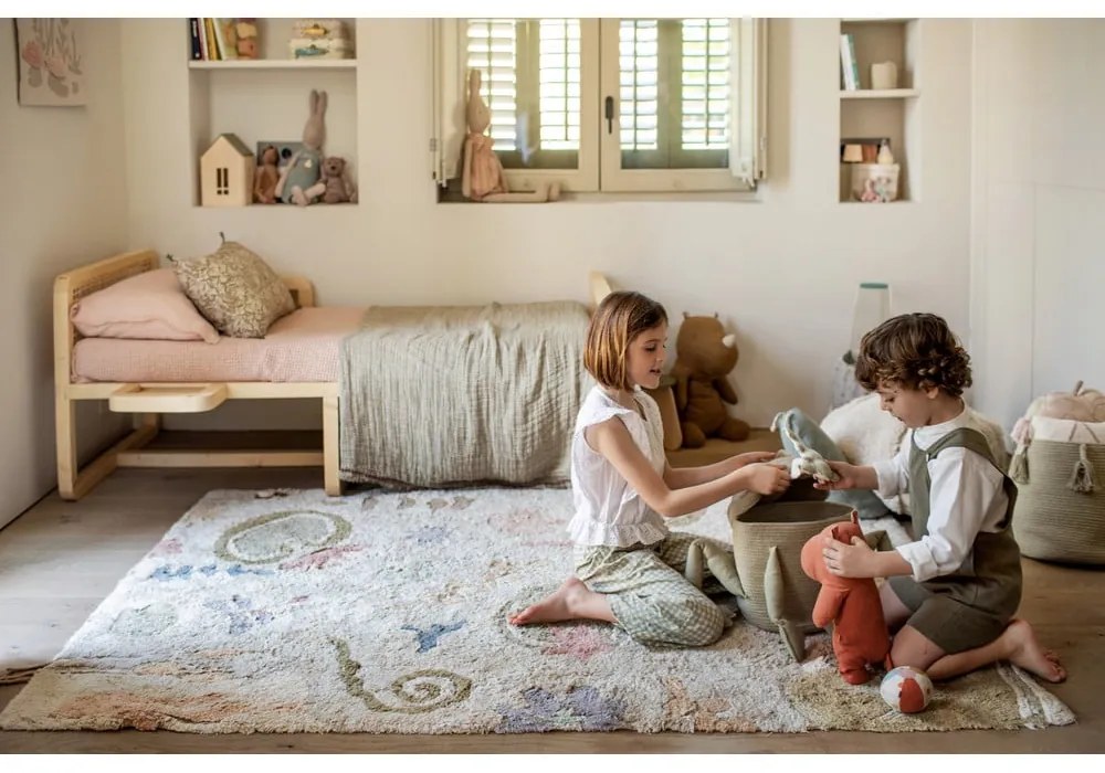 Pamut gyerek játszószőnyeg 140x200 cm Botanic Fantasy – Lorena Canals