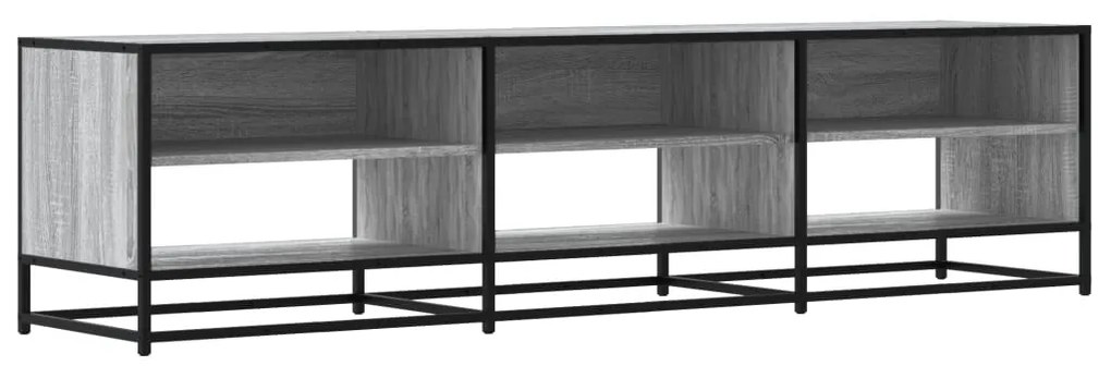 szürke sonoma színű szerelt fa TV-szekrény 180 x 40 x 46 cm