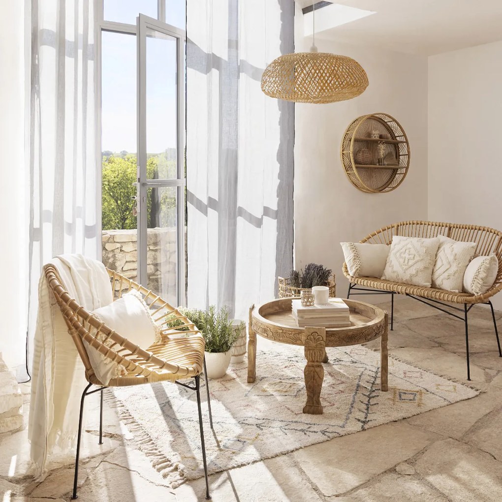 Bambusz függőlámpa BEDDY