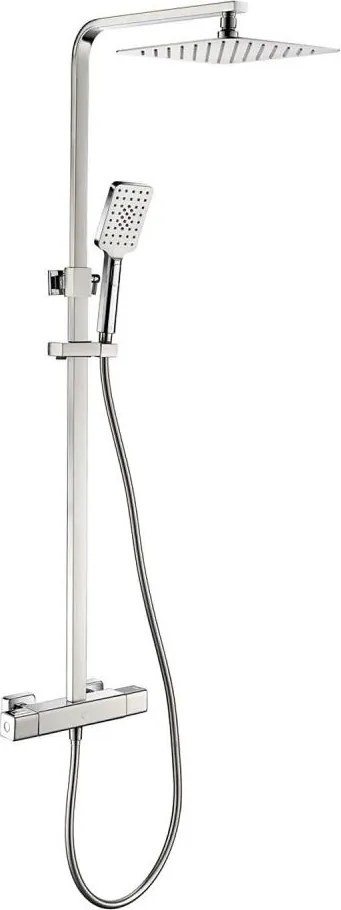 NAESBY termosztátos csaptelepes zuhanyszett, fényes króm