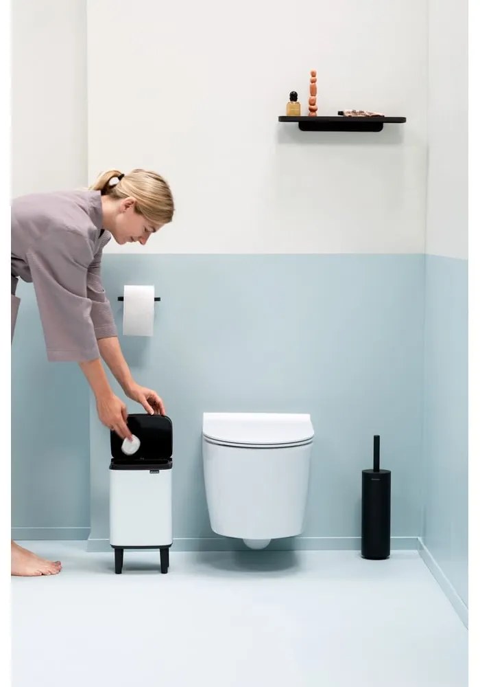 Fehér acél szemetes 4 l Bo Hi – Brabantia