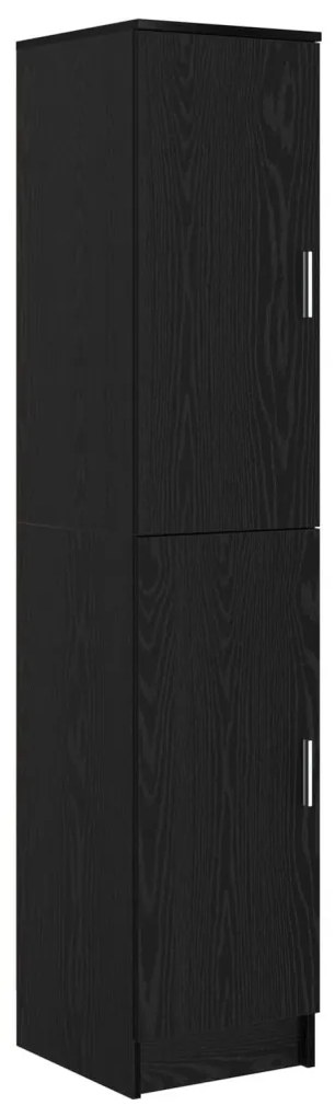 Magas Szekrény Musta tammi 35 x 39 x 168 cm Faanyag