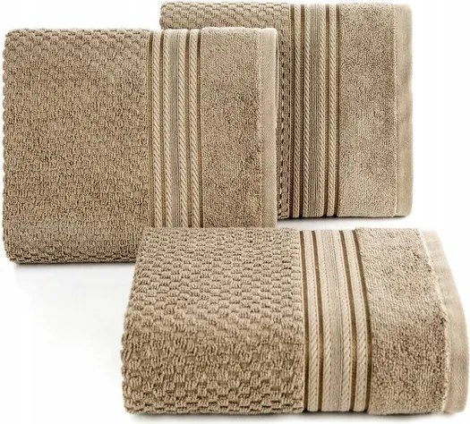 Davos pamut törölköző rizs szerkezet 70x140 bézs