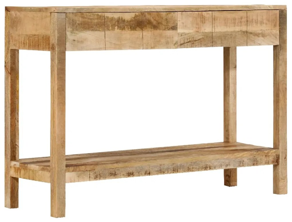tömör mangófa tálalóasztal 2 fiókkal 110 x 35 x 75 cm