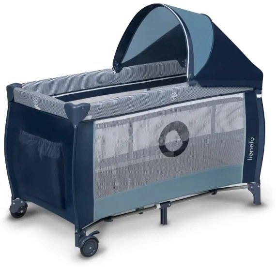 Lionelo - Utazó kiságy SVEN PLUS kék