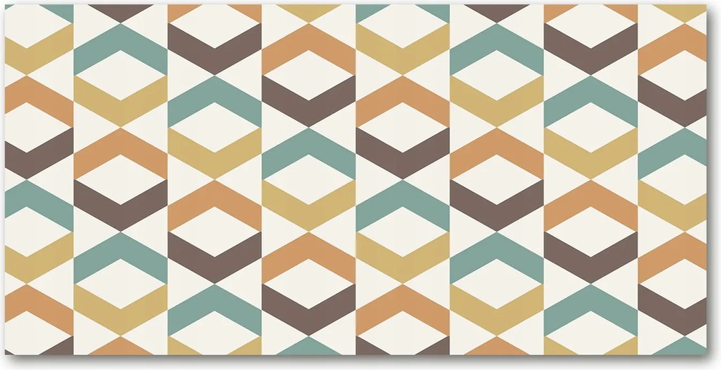 Panel a konyhabútor között Retro háttér 100x50 +ragasztó