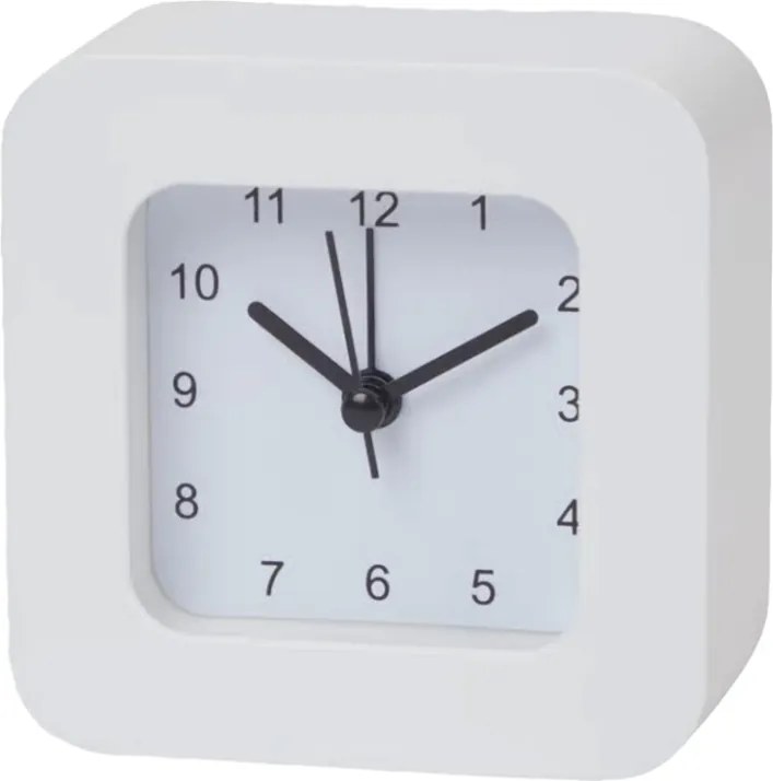 Kis Óra Ébresztőóra Szürke Klasszikus Négyzet Akkumulátoros Karóra 9,2cm