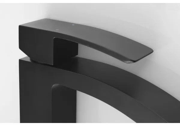 Sapho - Mosdócsaptelep GINKO 15,6 cm matt fekete