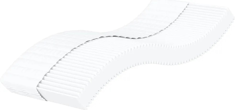 vidaXL fehér H2/H3 keménységű habmatrac 100 x 210 cm