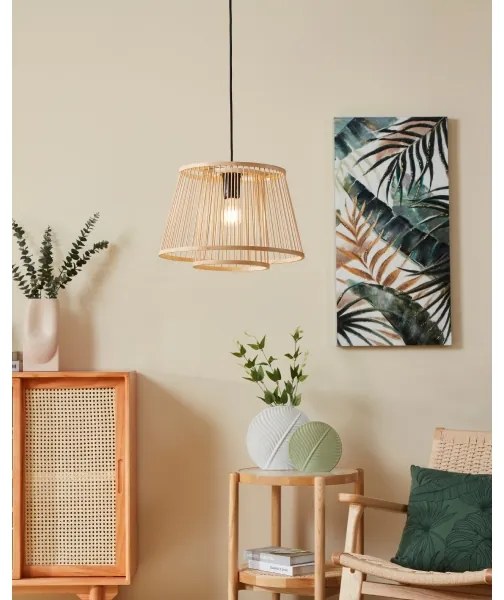 Eglo 43852 - Csillár zsinóron HYKEHAM 1xE27/40W/230V