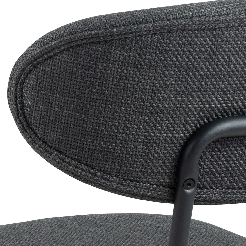 Antracitszürke étkezőszék szett 2 db-os Denise – Actona