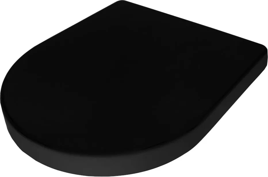 Lavita Rea Mexen fekete U alakú WC-ülőke