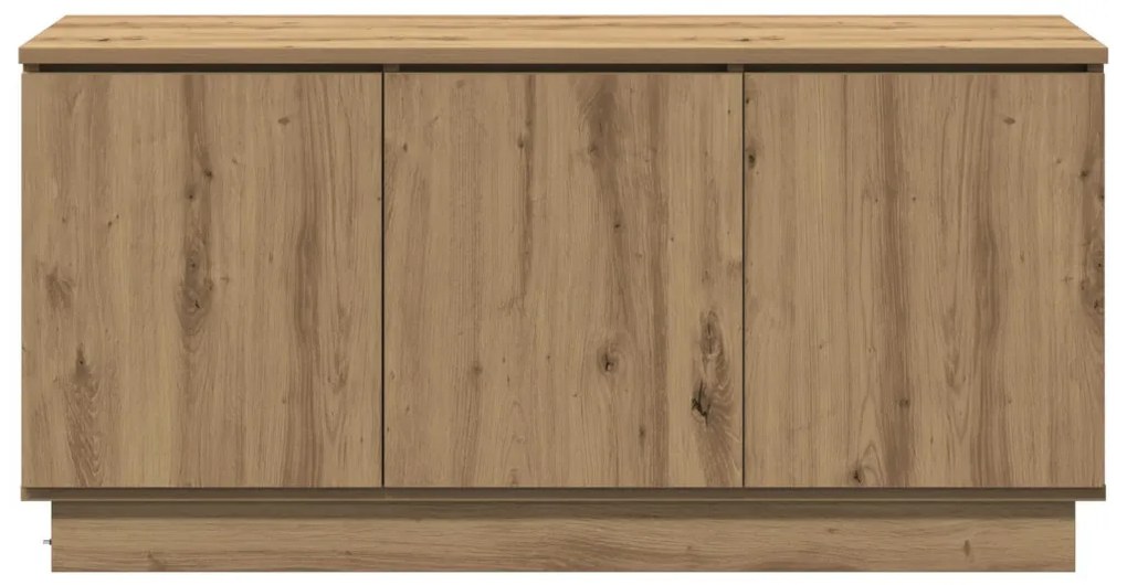 TV Szekrény Tölgyfa 100x38x49 cm Szerelt Fa