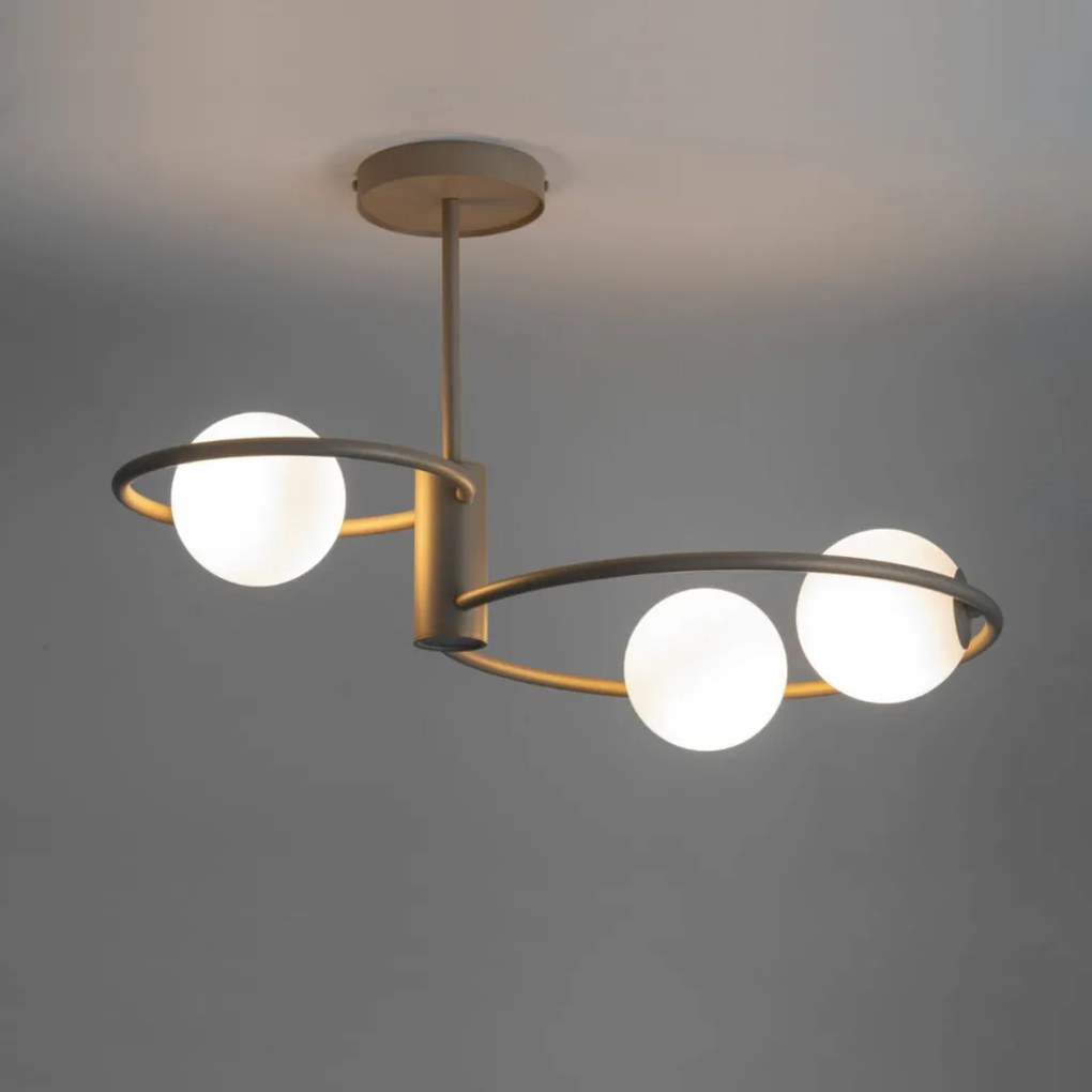 SIGMA LIGHTING 33467 AQUA Mennyezeti Csillár Fehér, Arany G9 IP20