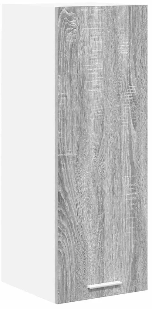 Függő szekrény Riga Szürke Sonoma és fehér 30 x 31 x 80 cm