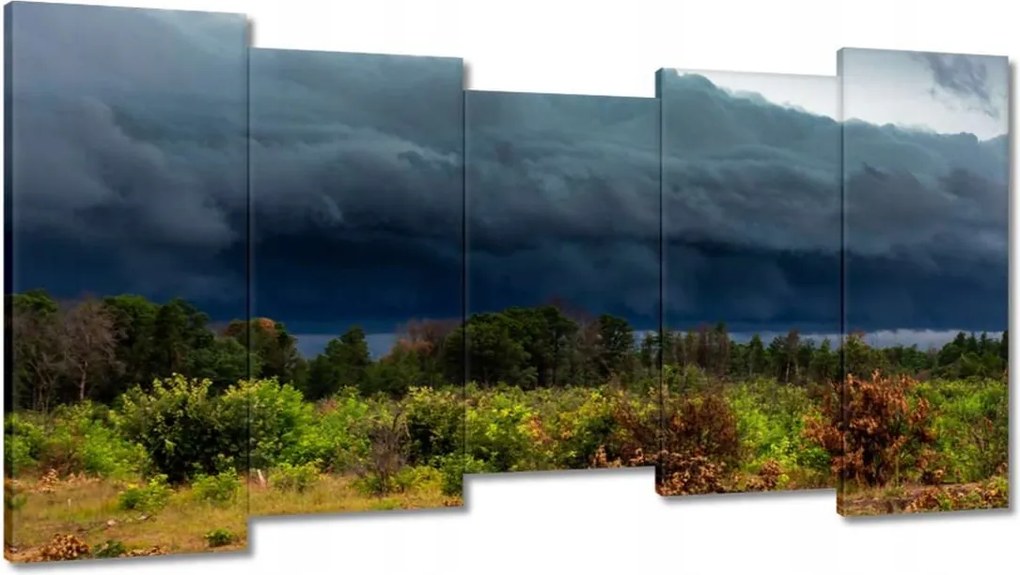 Festmények 150x80 Ősz Hegyek Folyó Fák