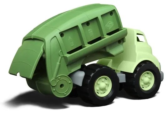 Green Toys - Újrahasznosító szemeteskocsi zöld