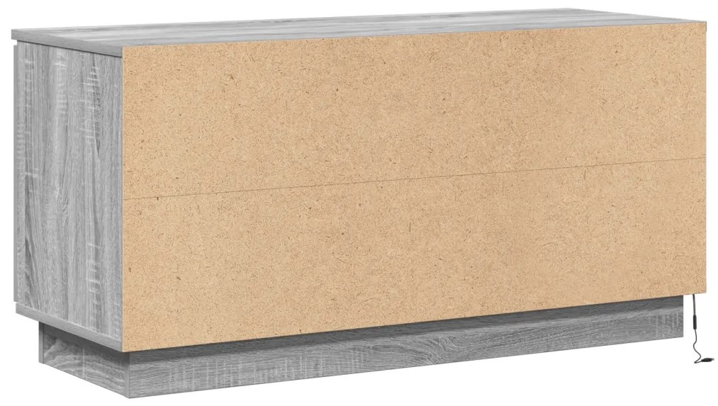 TV szekrény Szürke Sonoma 100x38x49 cm Összeszerelt fa