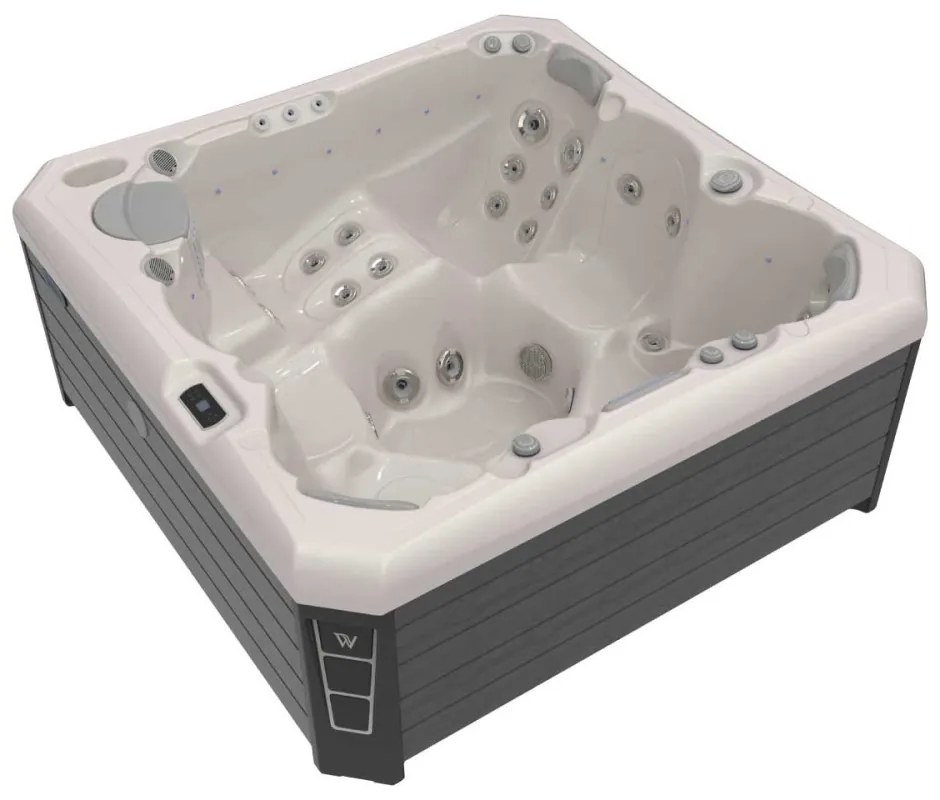 Malaga Life Deluxe jakuzzi pearl white