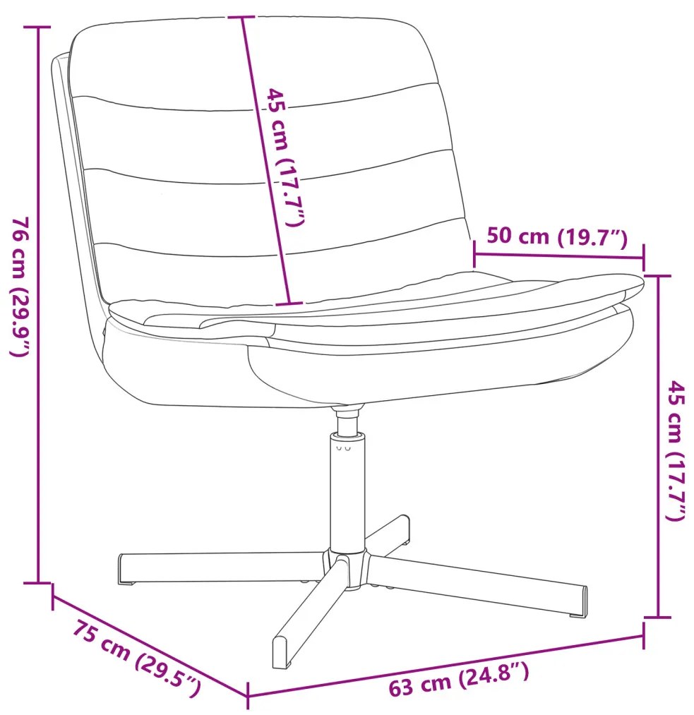 Forgószék Világosszürke Szövet Szabványos Ergonomikus