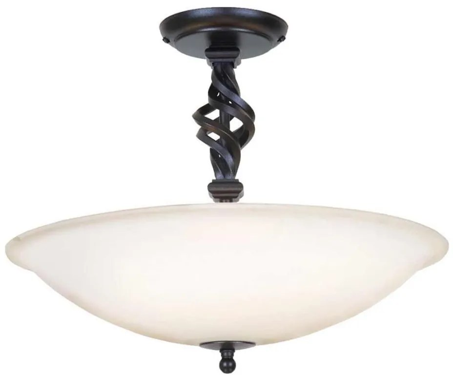 Elstead PB-SF-A-BLACK - Felületre szerelhető csillár PEMBROKE 3xE14/60W/230V