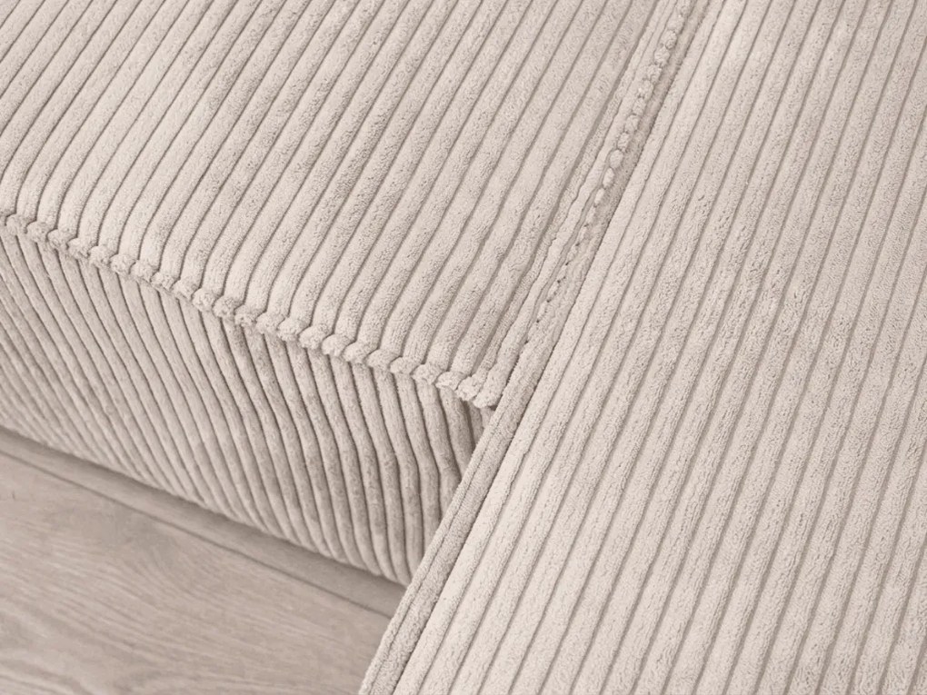 Világosbézs U alakú ülőgarnitúra SMART COSARO 295x140 cm