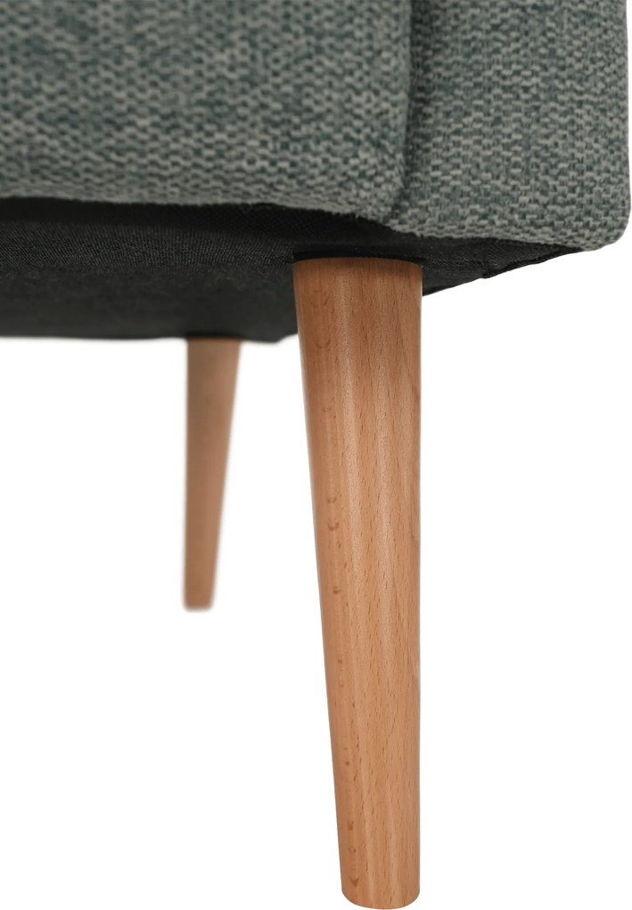 Füles fotel, mentol/tölgy, SAMY