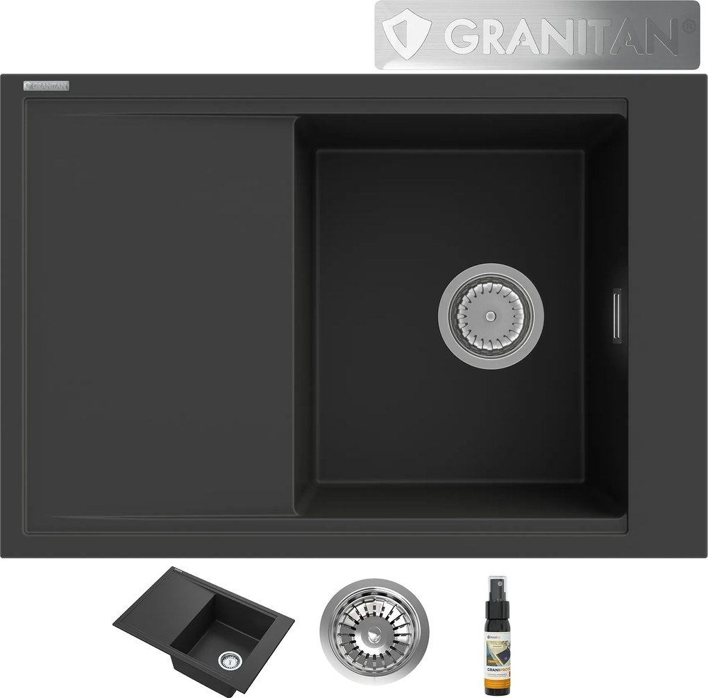 Egymedencés Gránit Mosogató Lepe Csepegtetővel