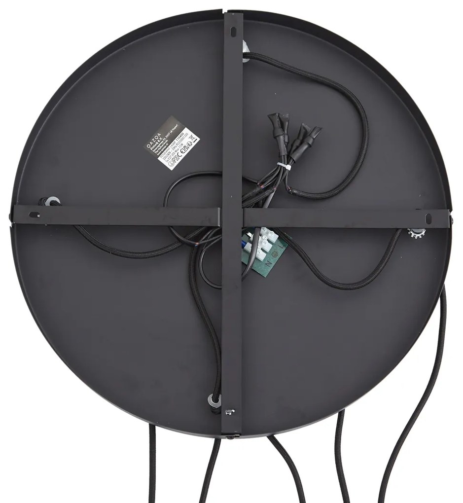 Design függőlámpa fekete füstüveggel, 5-ös - Ana