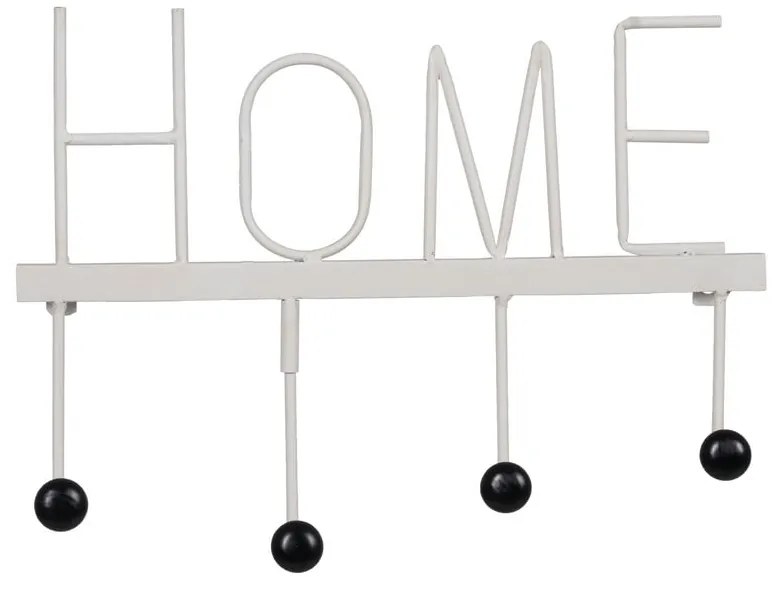 Fehér fém fali fogas Home – Ixia