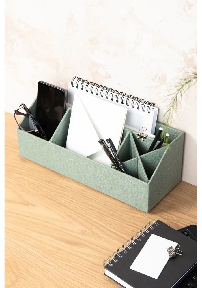 Zöld karton rendszerező írószerekhez Elisa Canvas Paper Laminate – Bigso