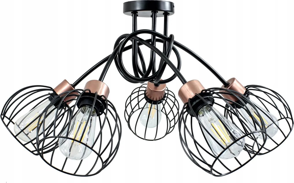 Mennyezeti Lámpa csillár Függő Loft drót Gömb 5