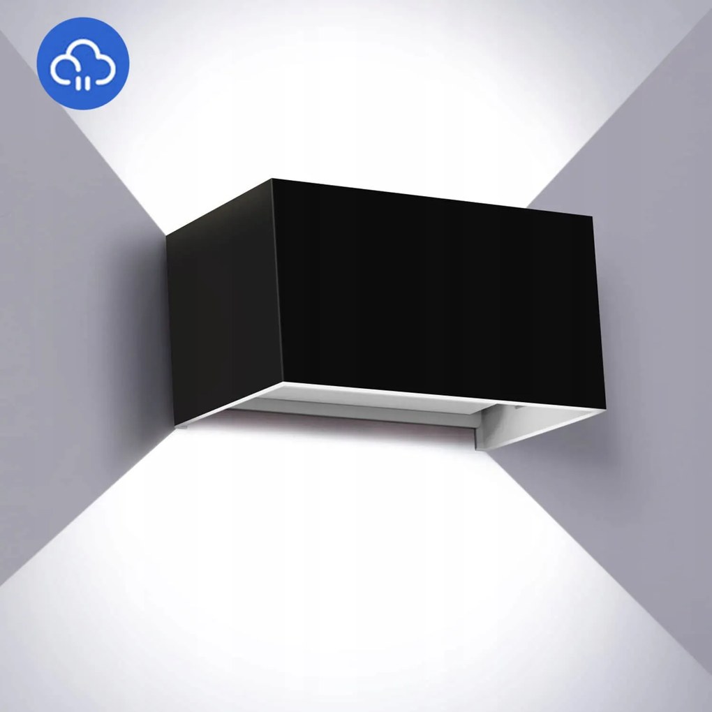 Homlokzati fali lámpa Led fali lámpa IP65 kültéri kerti Felső Alsó 24W