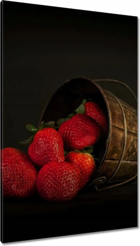 Vászonkép 80x120 Természetes eper