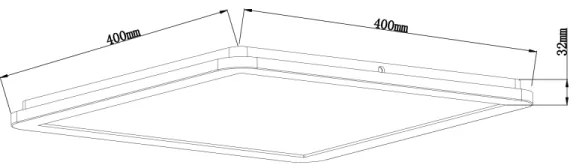 Globo 41563-24W - SAPANA LED fürdőszobai mennyezeti lámpa 24W IP44 fehér