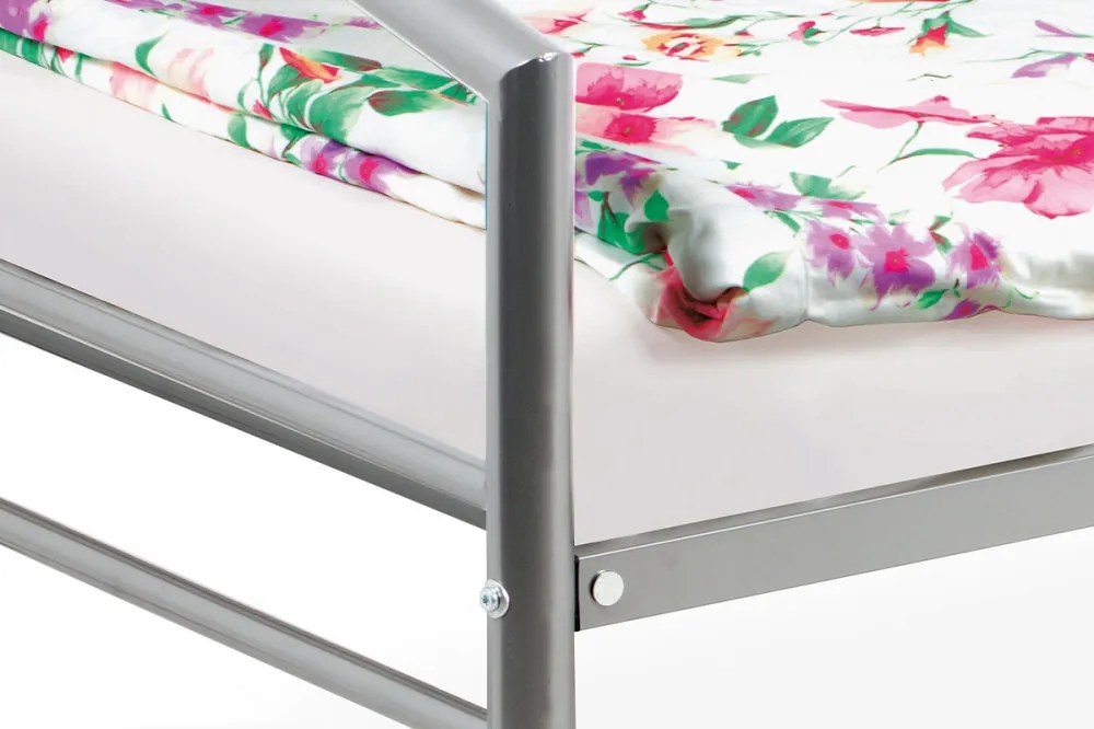 Cadru Pat de 1 persoană,Material Metal 90x200 cm