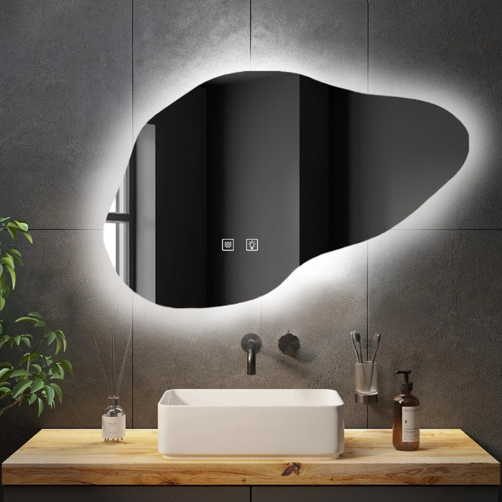 LED Tükör P11229 CLOUD B 100x70cm