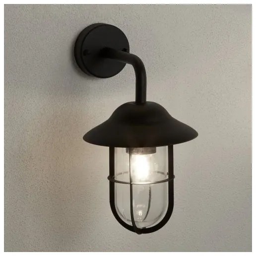 Searchlight 3291BK - Kültéri fali lámpa TORONTO 1xE27/40W/230V IP44