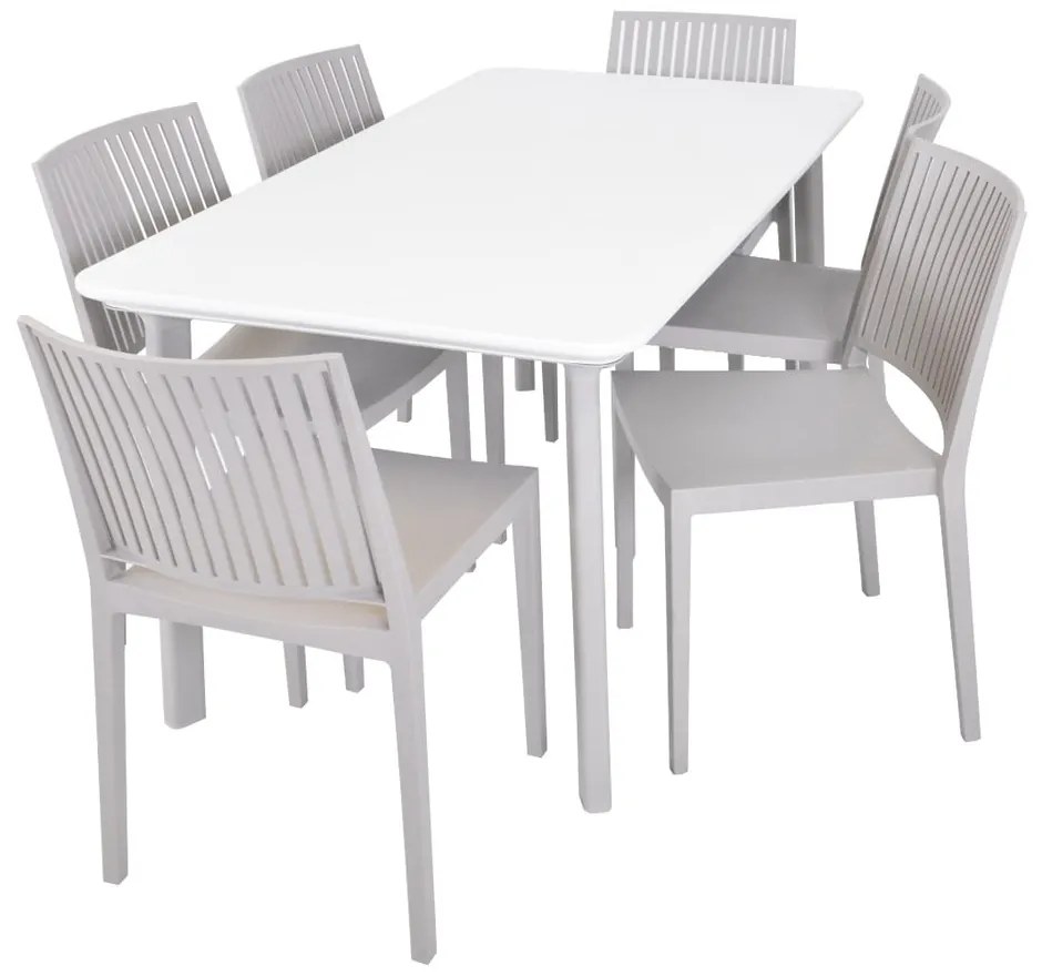 Bézs műanyag kerti szék Bars - Rojaplast