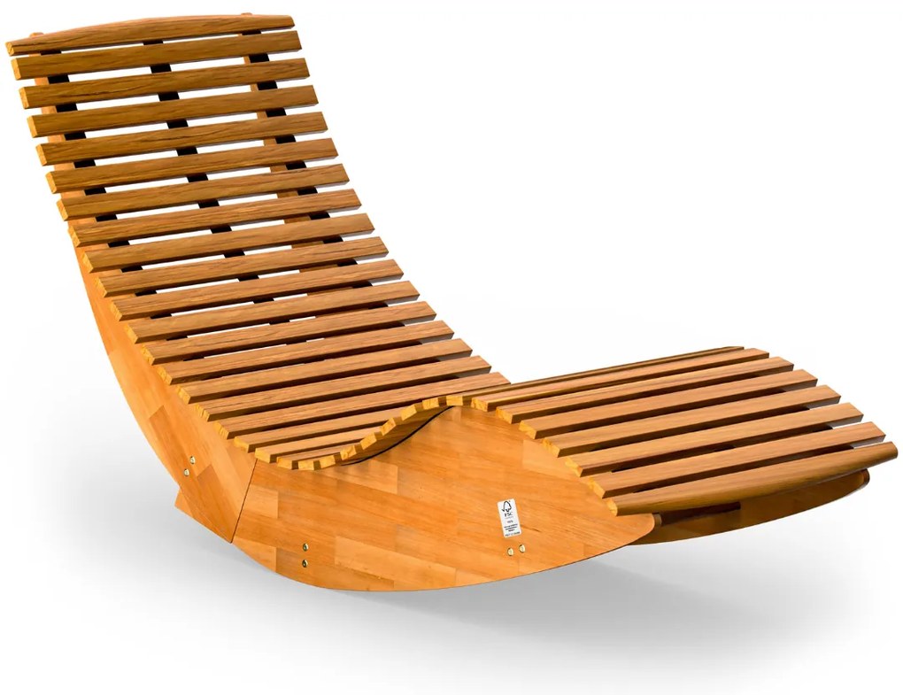 BALI függő nyugágy, 155x60x93cm, természetes barna Casaria