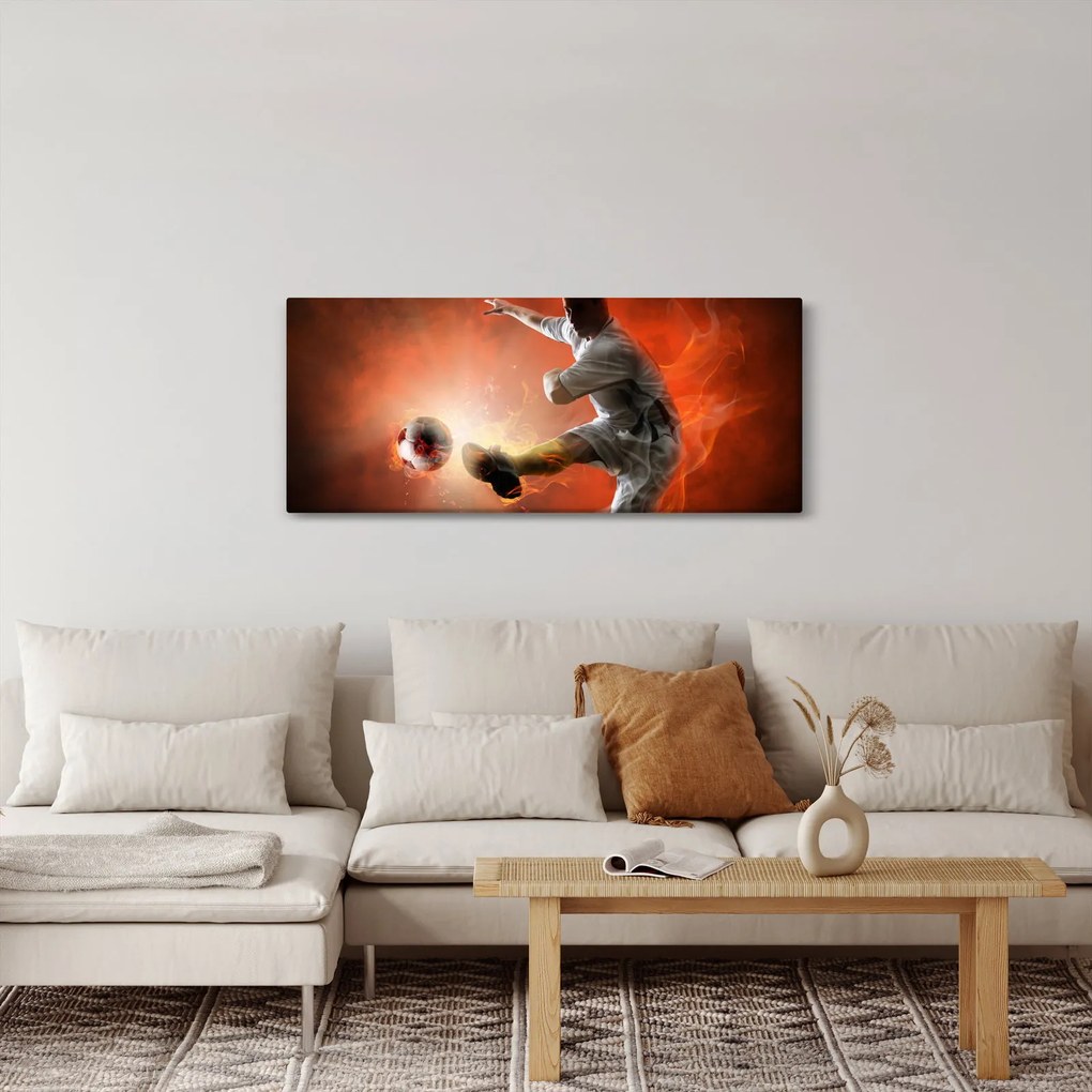 Kép - A focista (120x50 cm)