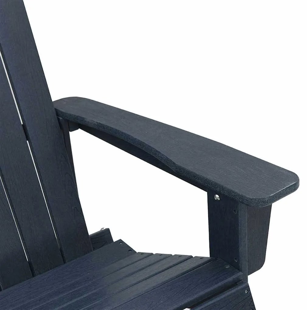 Kerti lounge szett 3 pcs Tengerészkék HDPE