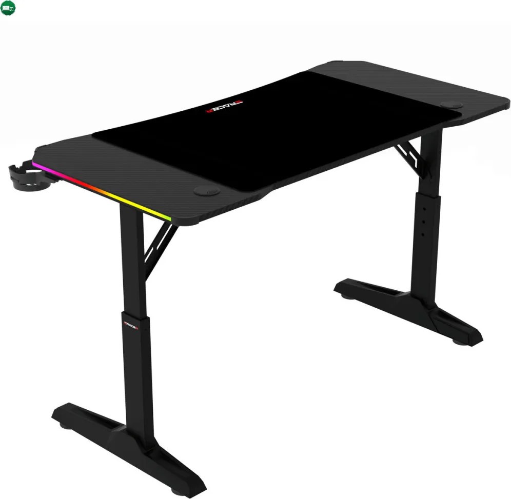 NERO állítható gamer asztal 160 × 60 cm