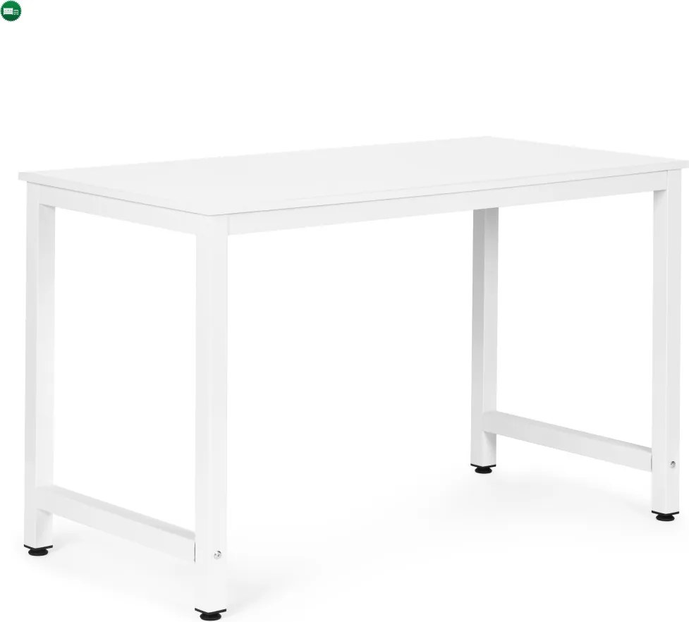 Íróasztal, iskolai asztal, 120x60 cm, fehér