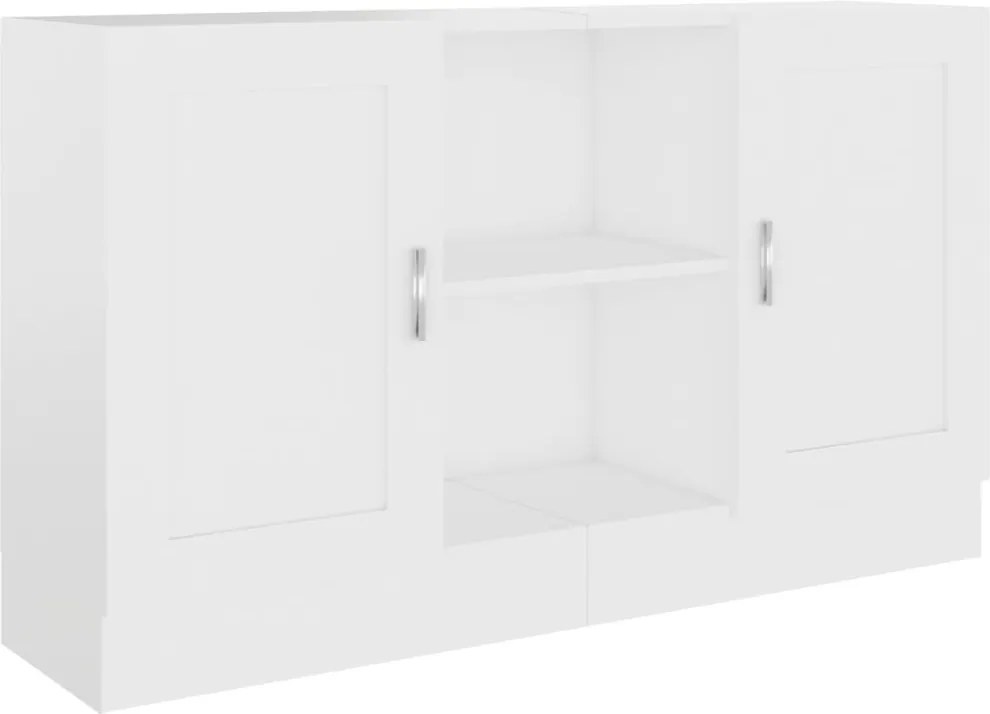 vidaXL fehér szerelt fa tálalószekrény 120 x 30,5 x 70 cm